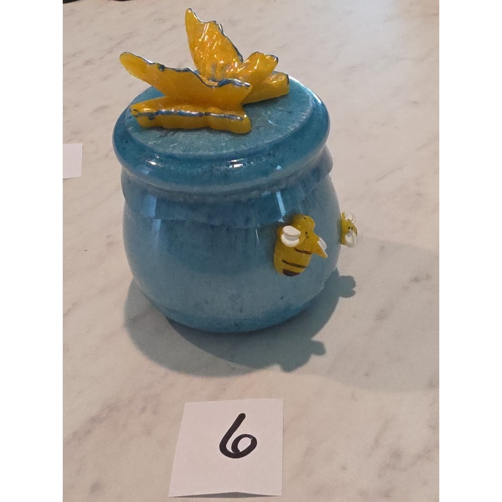 Handmade Resin Stash/Honey Pot Jar - Picture 11 of 12